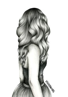 Drawing Of A Girl with Long Wavy Hair Die 103 Besten Bilder Von Grey Girls A Pencil Drawings Tumblr