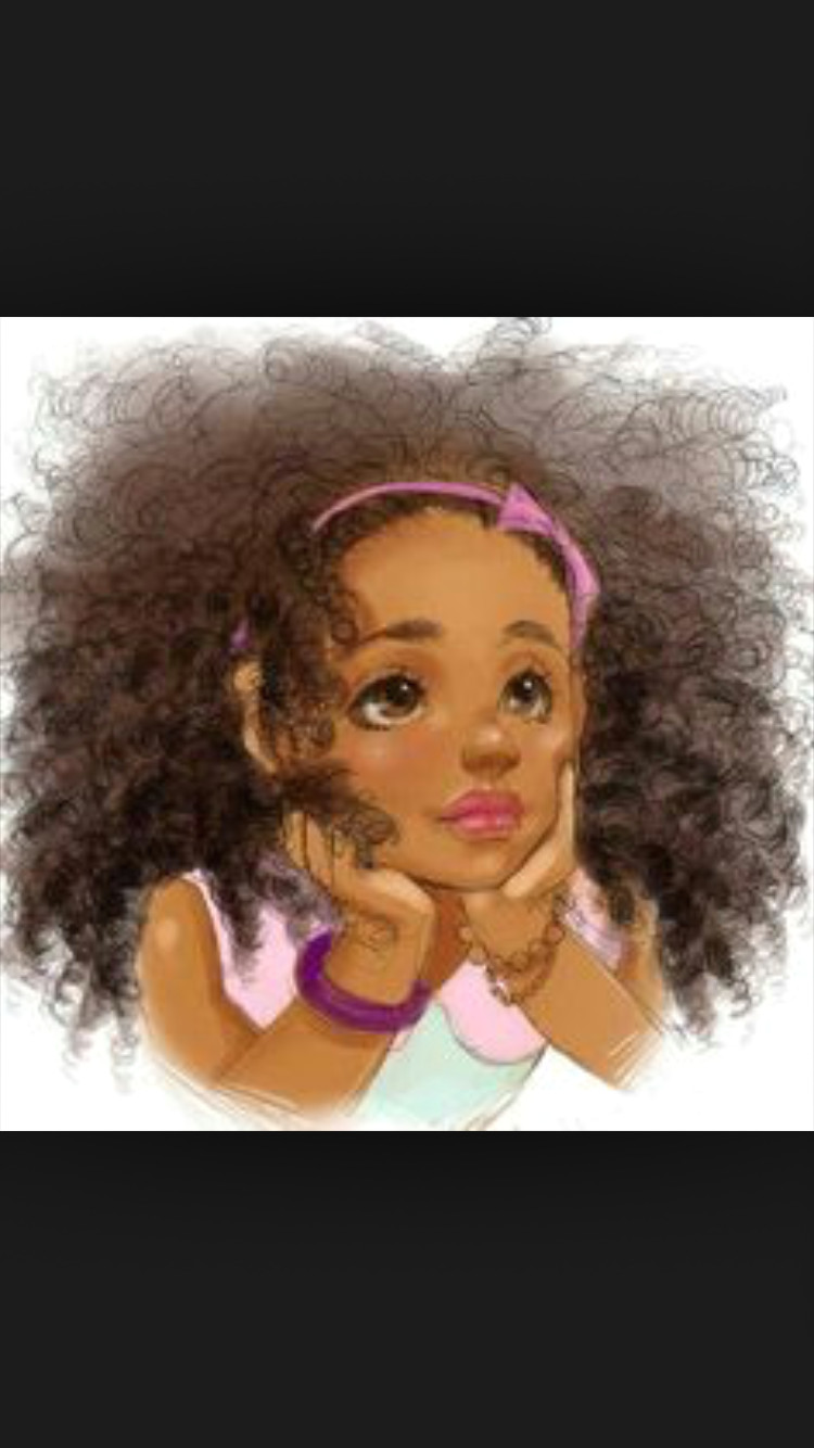Drawing Of A Girl with Natural Hair Beautiful Hairstyles Pinterest Natural Hair Art Art and Black