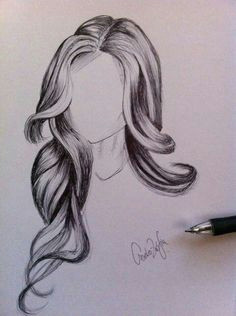 Drawing Of A Girl with Wavy Hair I Wish My Hair Could Look Like This Drawing Lol Art Drawings