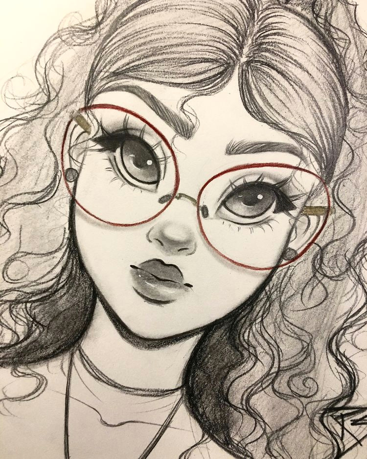 Drawing Of A Girl with Wavy Hair Pin by Adorable Rere1 On Drawings In 2019 Pinterest Drawings