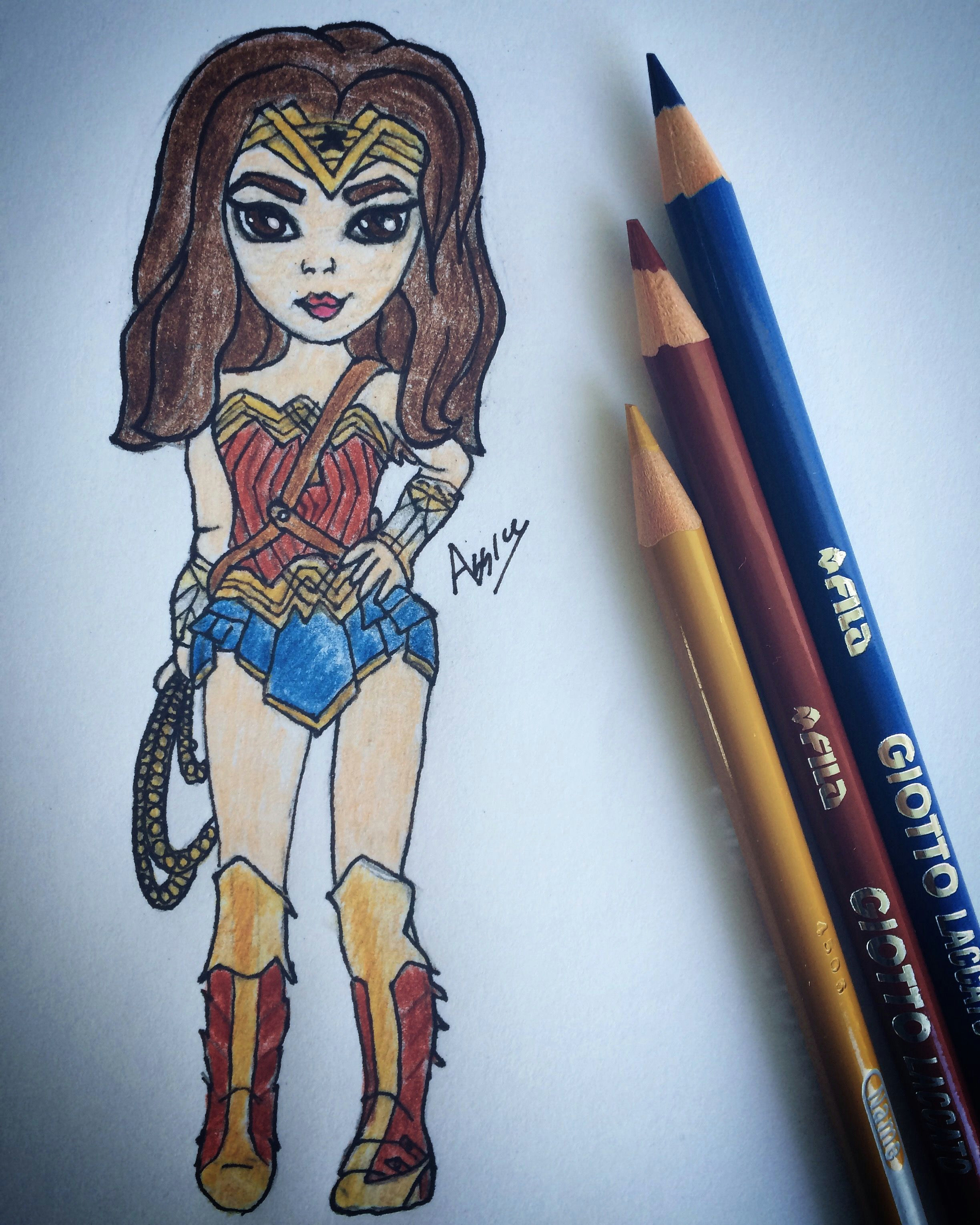 Drawing Of A Girl Writing Wonder Woman 179 Pencil Drawings Pinterest Drawings
