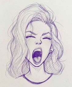 Drawing Of A Girl Yawning Die 121 Besten Bilder Von Doodles Doodles Drawings Und Easy Drawings