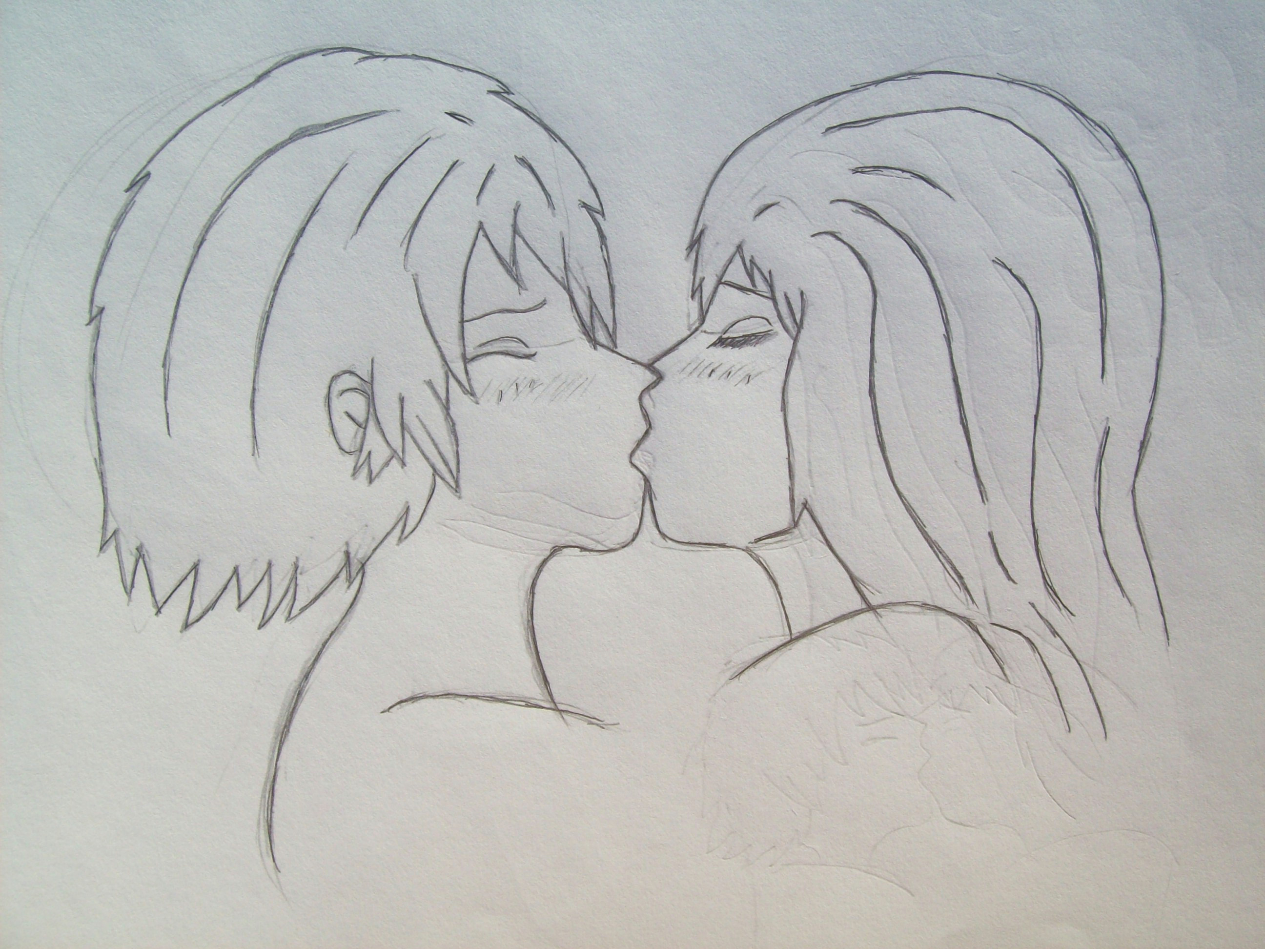 Drawing Of A Guy and Girl Kissing Boy Kissing Girl Drawing at Getdrawings Com Free for Personal Use