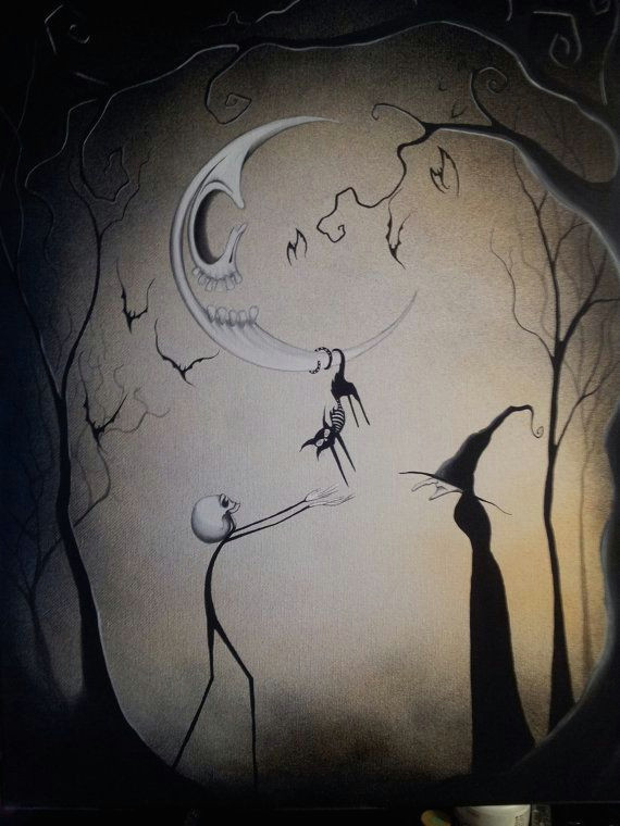 Drawing Of A Halloween Cat Halloween Gothic Print Black Cat Wicked Witch by Myeclecticmind1