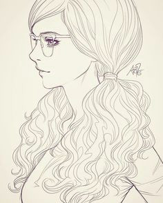 Drawing Of A Healthy Girl Last Sketch Of Girl with Glasses Having Bad Backache It Hurts