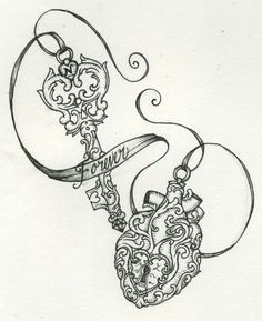 Drawing Of A Heart Locket 85 Best Key Locket Images Ink Lock Tattoo Sketch Tattoo