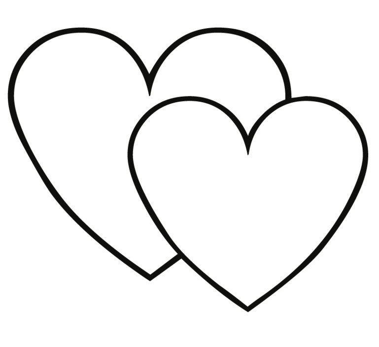 Drawing Of A Heart Shape Pictures Of Heart Drawings Hearts Coloring Pages Coloring Pages