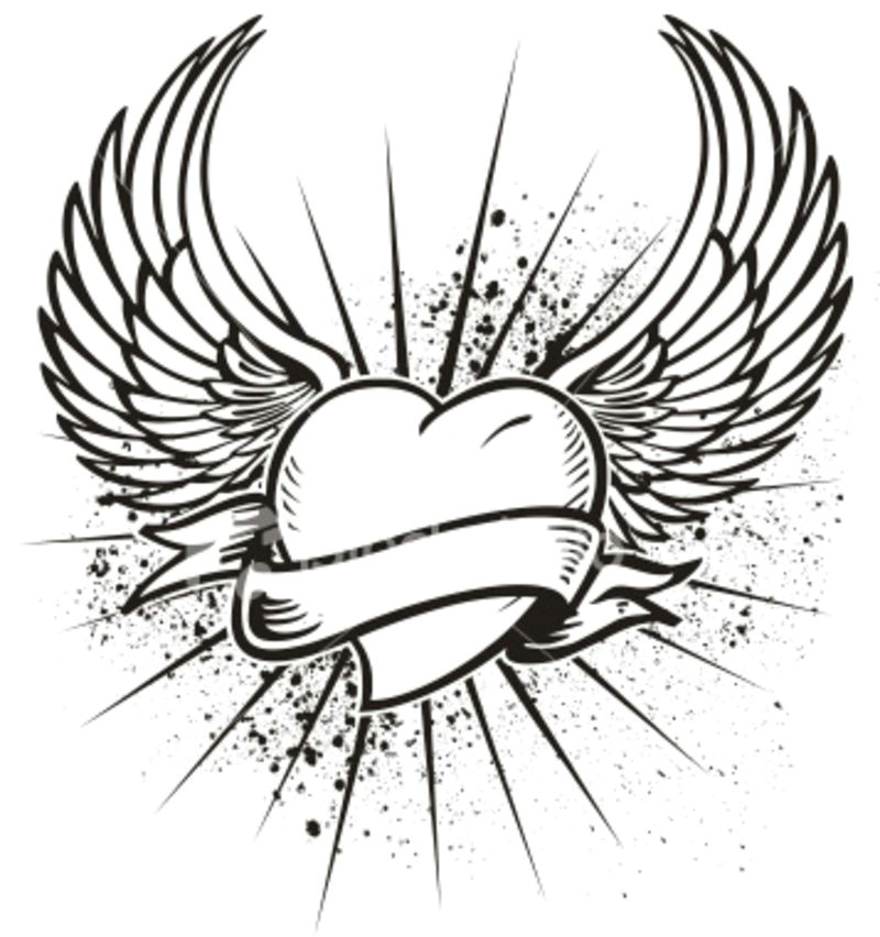 Drawing Of A Heart with Wings 39 Awesome Drawings Of Hearts with Angel Wings Images Angel S