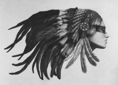 Drawing Of A Indian Girl American Indian Women Drawings Indian Art Girl Native American