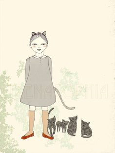Drawing Of A Kitten Girl 628 Best Cat Girl Images Drawings Anime Art Anime Girls