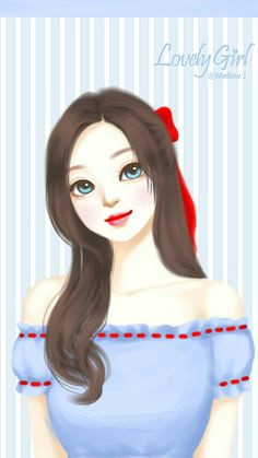 Drawing Of A Korean Girl Korean Girls Art