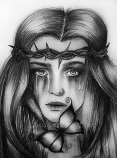 Drawing Of A Little Girl Crying 122 Best Crying Girl Images Pencil Art Sketches Art Drawings