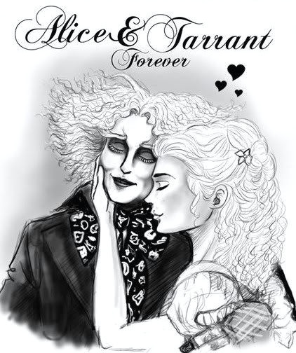 Drawing Of A Mad Girl Alice and Tarrant Love Warrior Girl Click View Blog Alice Aux