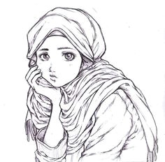 Drawing Of A Muslim Girl 11 Best Muslimah Images Hijab Cartoon Muslim Girls Hijab Drawing