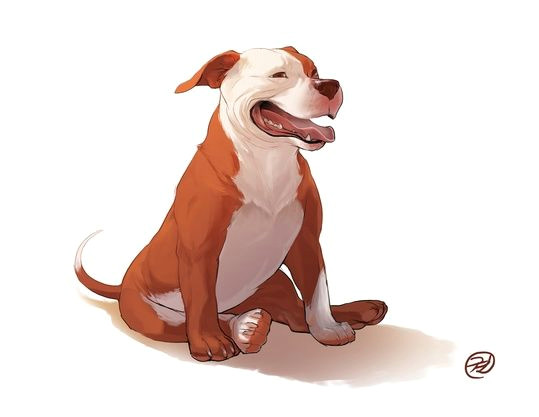 Drawing Of A Pitbull Dog Dog Series Pitbull by Elisa Kwon Animals Pinterest Art Dog