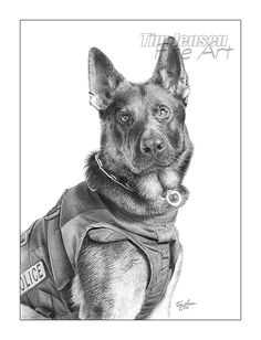 Drawing Of A Police Dog 143 Best Items for Dog Owners Handlers Images Dog Owners Unisex