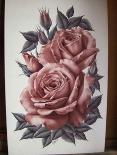 Drawing Of A Real Rose 25 Beautiful Rose Drawings and Paintings for Your Inspiration