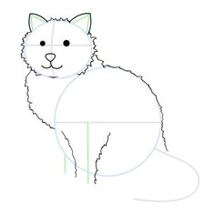 Drawing Of A Sad Cat 30 Best Cat Cartoons Images Cat Drawing Cat Art Cat Illustrations