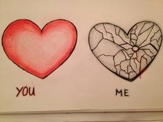 Drawing Of A Shattered Heart 183 Best Quotes Broken Heart Drawings Images Words Messages