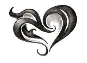 Drawing Of A Tribal Heart My Tribal Heart Wing Tattoo Heart Tattoos Tats I Want