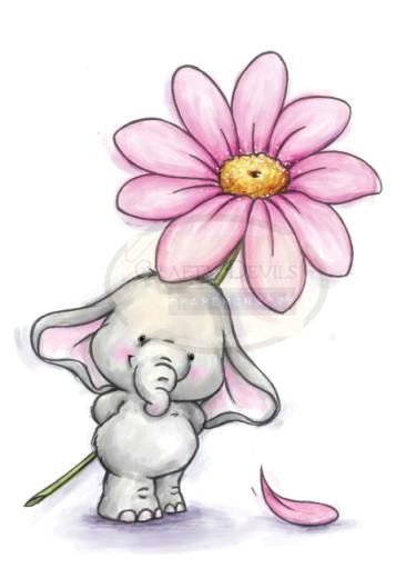 Drawing Of A Wild Rose Wild Rose Studio Clear Cling Stamp Bella with Daisy Stamp Elephant