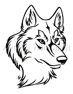 Drawing Of A Wolf Head Easy 28 Best Easy Wolf Tattoos Images Simple Wolf Tattoo Awesome