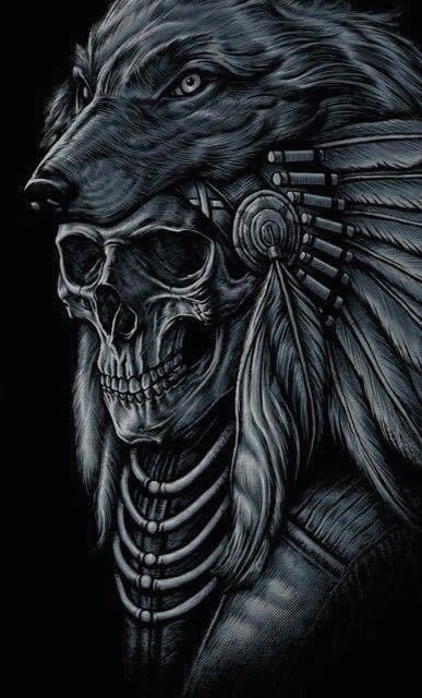 Drawing Of A Wolf Skeleton Pin by William Kaduky On Skull Tattoo Pinterest Tattoos Skull