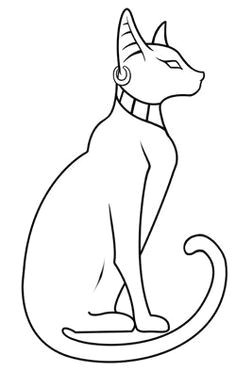 Drawing Of An Egyptian Cat 204 Best Egyptian Patterns Images In 2019 Egyptian Art Ancient