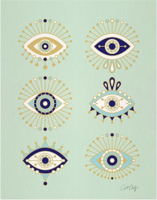 Drawing Of An Evil Eye Evil Eye Collection Art Print Art Prints Art Tattoos Art Prints