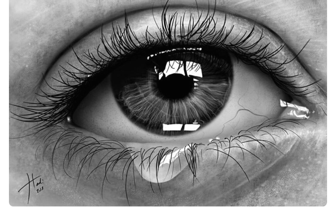 Drawing Of An Eye with A Tear Karakalem A Izimler Portraits In 2018 Pinterest Drawings Art