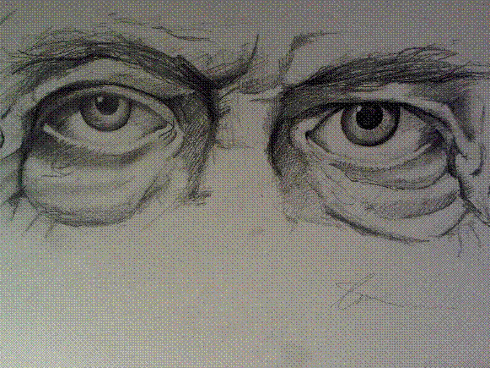 Drawing Of An Old Person S Eye Intellient Eye Drawings Mirrors Reflections From My Lenses