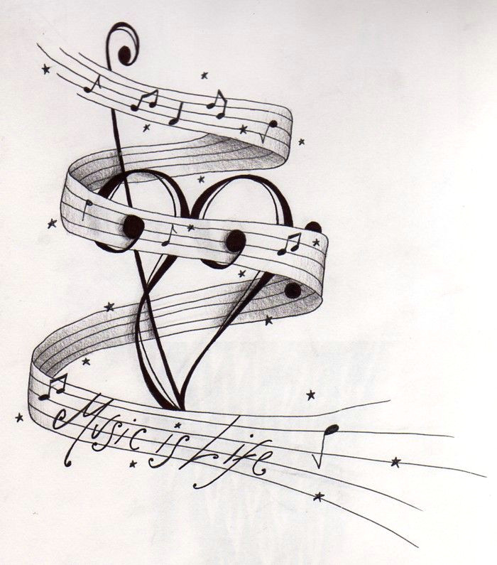 Drawing Of An Open Heart I Love the Concept Of the Bass and Treble Clef Combined to Make A