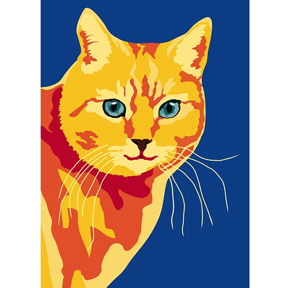 Drawing Of An orange Cat orange Cat Print Products Pinterest Cat Art Cats and orange Cats