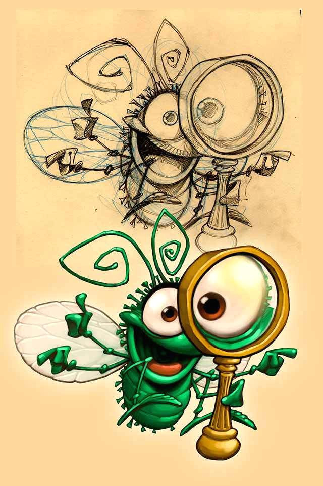 Drawing Of Bug Eye Bug Season Brand Hero Brand Mascot Dennis Jones Character