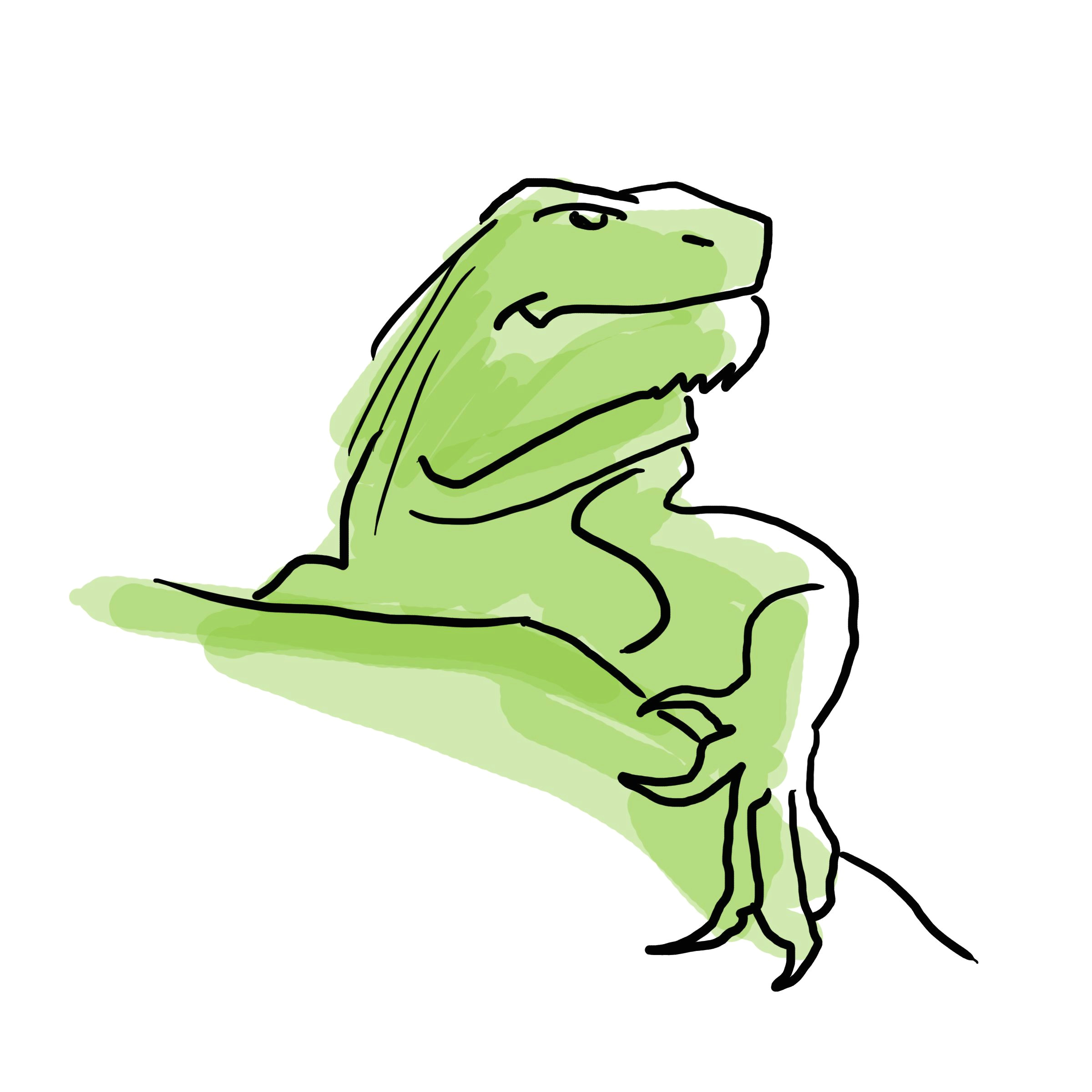 Drawing Of Cartoon Iguana Photoshop Sketch Of An Iguana Susan Sieber Animal Art Sketches