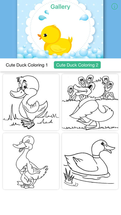Drawing Of Cute Duck Cute Duck Coloring Drawing Book for Kids App Price Drops