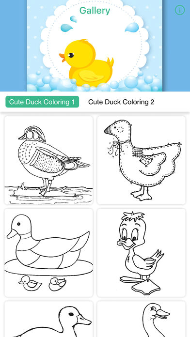 Drawing Of Cute Duck Cute Duck Coloring Drawing Book for Kids App Price Drops