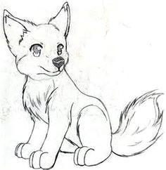 Drawing Of Cute Wolf Pup 114 Best Cool Wolf Drawings Images In 2019