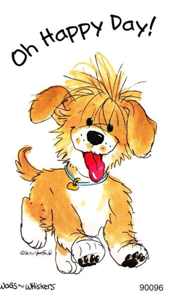 Drawing Of Dog Clipart Lot 3523 for 1 Suzy S Zoo Sticker Sheet 90096 Precious Puppy Happy