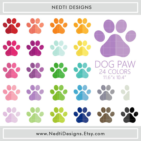 Drawing Of Dog Food Dog Paws In Rainbow Color Grooming Walking Feeding Buy Food for