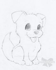 Drawing Of Dog Fur This is A More Detailed Drawing Of A Kitten In the Gallery Im