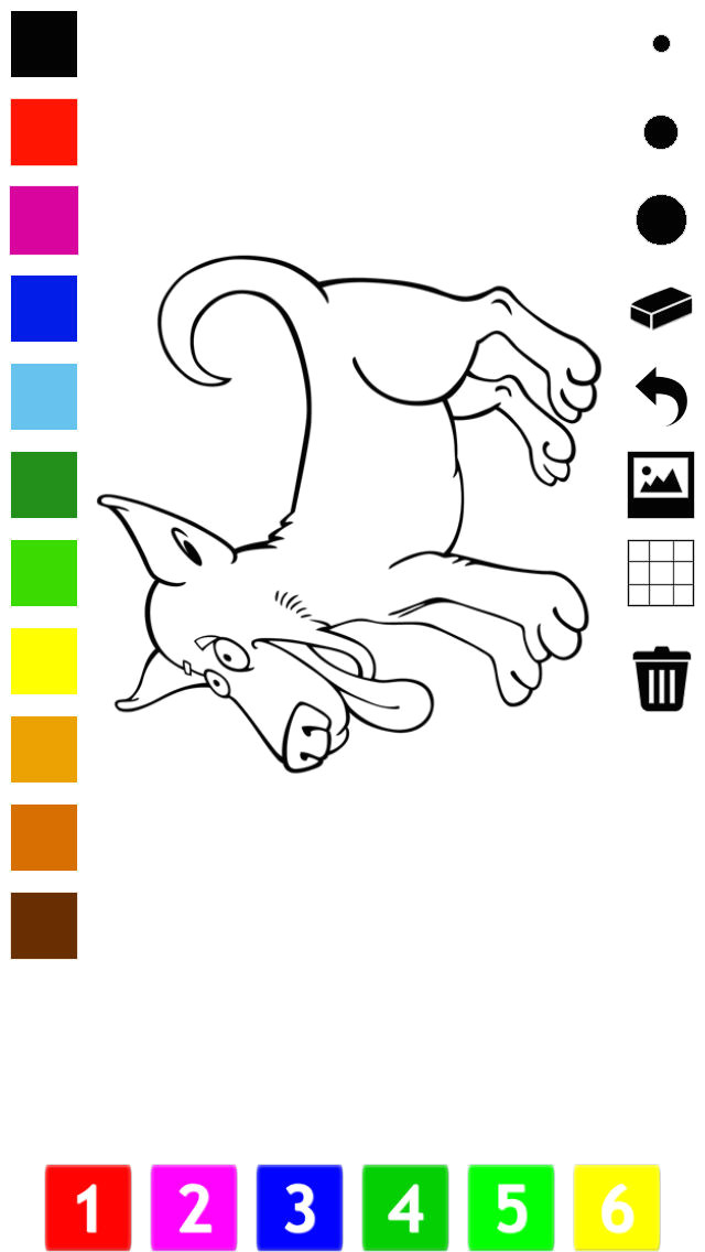 Drawing Of Dog with Color Dog Coloring Book for Little Children Learn to Draw and Color Dogs