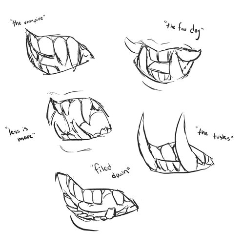 Drawing Of Dogs Teeth Pin by Deia Grigori On Teeth Drawing Refrences In 2018 Pinterest