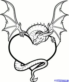 Drawing Of Dragon Heart 46 Best Drawing 2 Images Dragon Tattoo Designs Drawings Tattoo