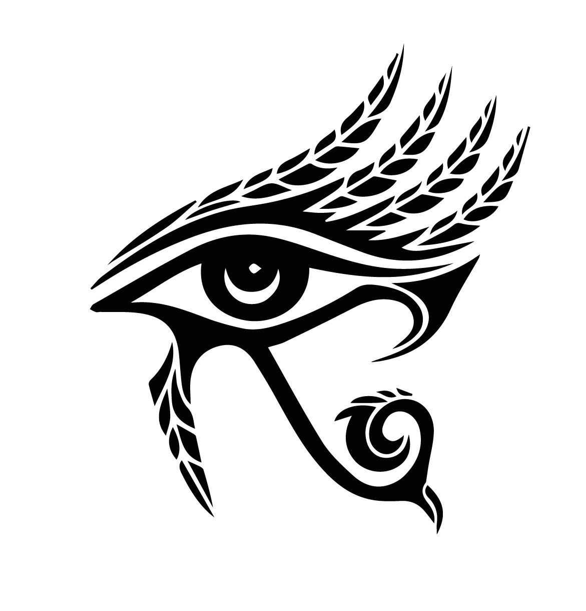 Drawing Of Egyptian Eye the Eye Of Horus the Egyptian Eye and Its Meaning Mythologian Net