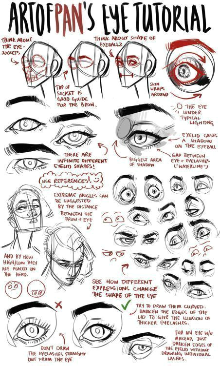 Drawing Of Eye socket An Anon asked Me for An Eye Tutorial I Highly Recommend Looking