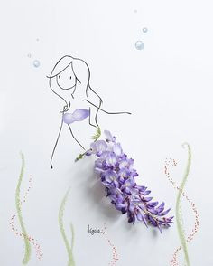 Drawing Of Flower Girl 1748 Best Flower Girl Images In 2019 Flower Art Drawings Fashion