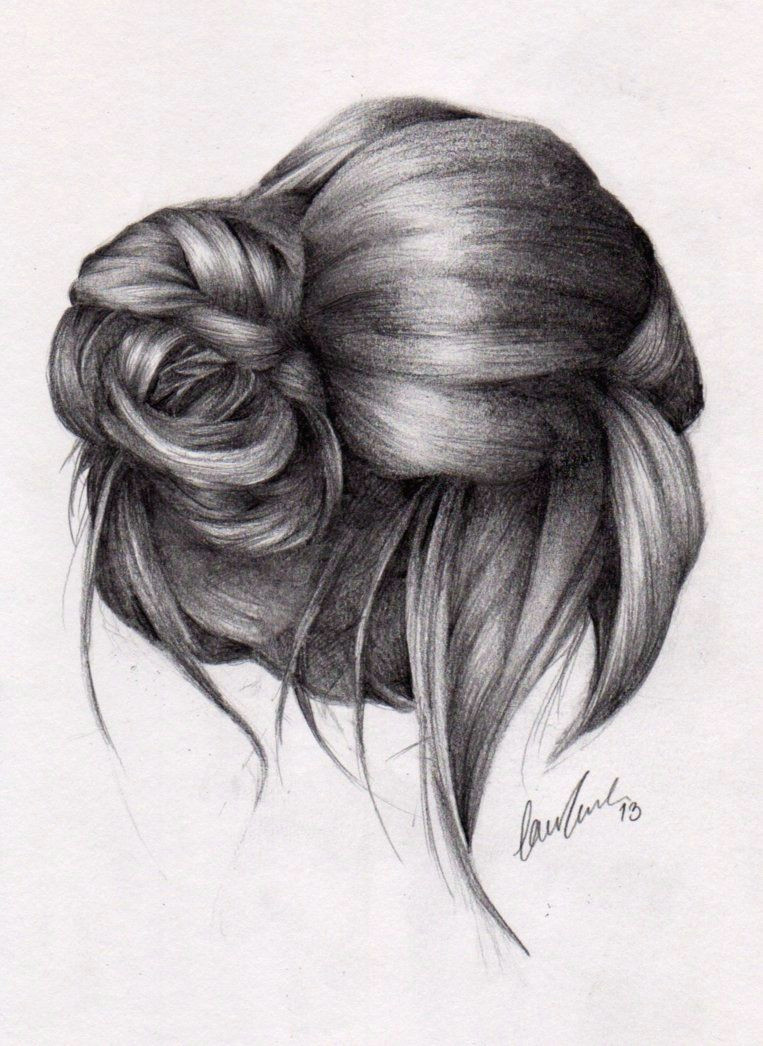 Drawing Of Flower Hair Just Love that Side Bun 3 these Hairstyles Drawings Hair