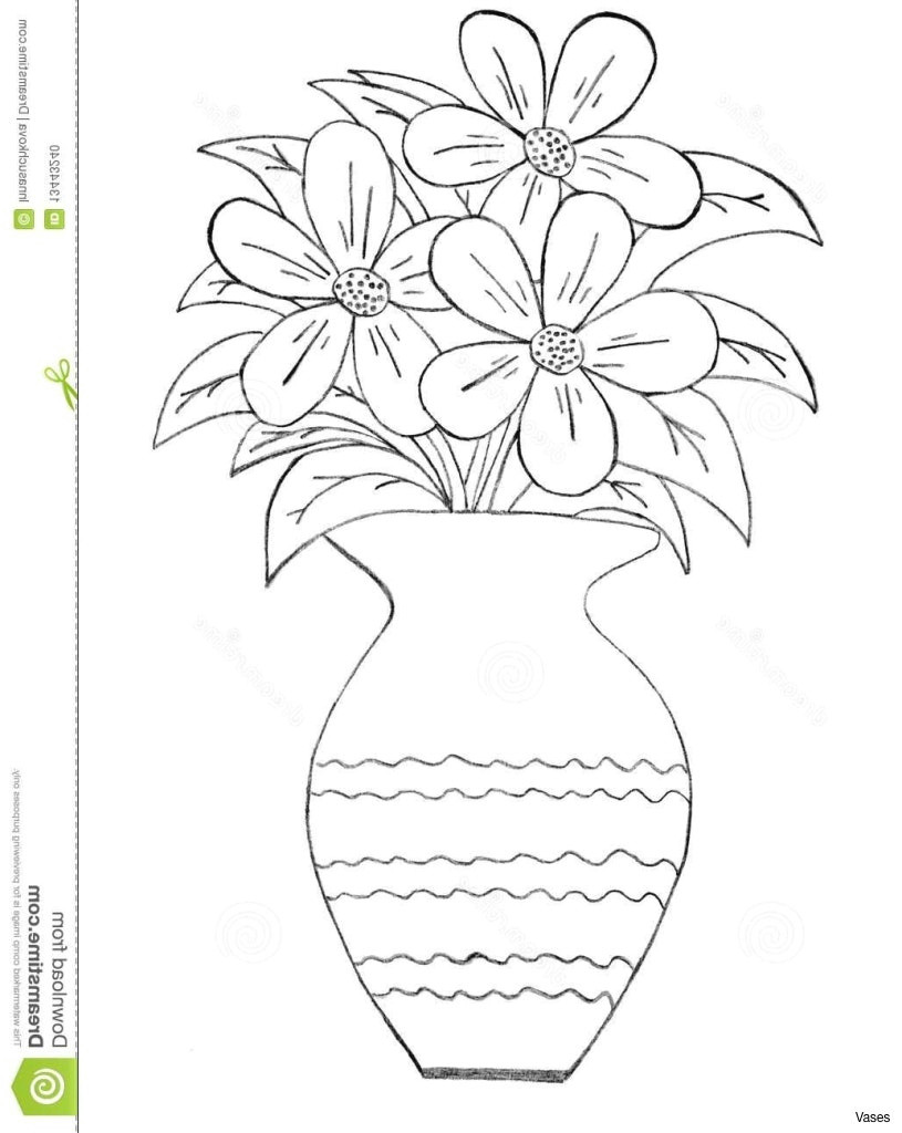 Drawing Of Flower Pot Design Elegant Pencil Art Make Flower Pot Flower Vase Pencil Drawing Vases
