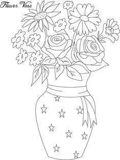 Drawing Of Flower Vase for Kid How to Draw A Beautiful Flower Vase Pictures for Kids to Draw